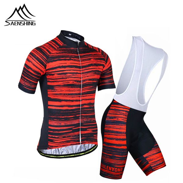 

summer cycling jersey set men's breathable mtb bicycle clothing female road bike racing clothes quick dry women, Black;red