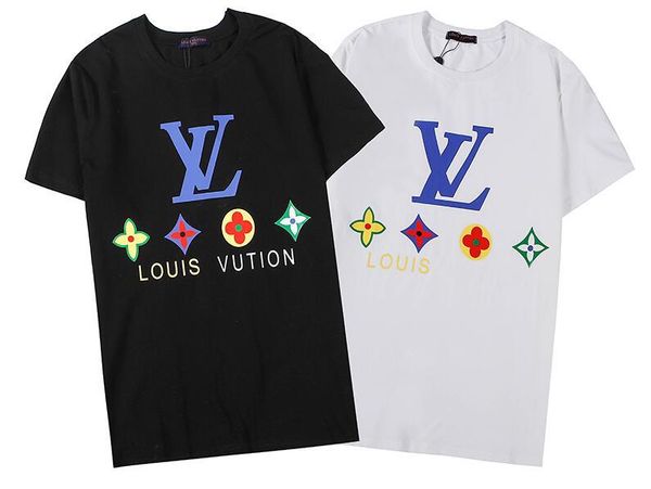 

2020 newl3 t-shirt men's women's t-shirt short-sleeved bear plus size couple unlined black white t-shirt tee 40872