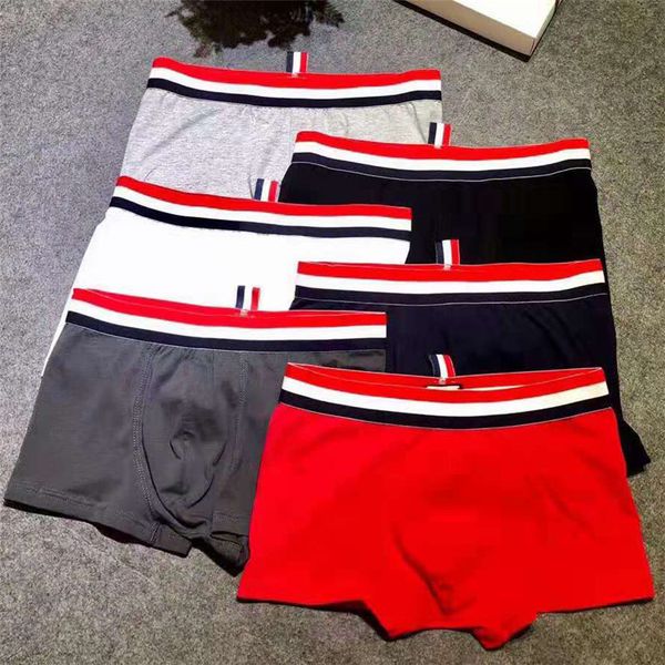 

mens underwear boxer brief shorts luxury breathable designer boxers funny fashion boxer soft male homme boxer with box, Black;white