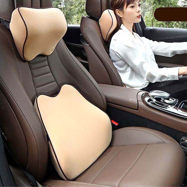 

comfortable waist pillow cars multicolor four seasons seat lumbar pillow universal memory foam lumbar pad high quality