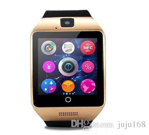 

q18 smart watch bluetooth smart watches for android cellphones support sim card camera answer call and set up various language with package