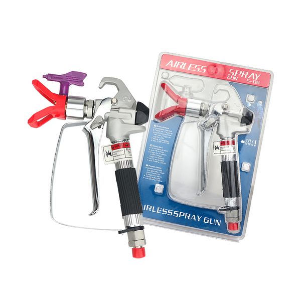 

high efficiency 3600psi pressure airless paint spray gun with nozzle guard for wagner titan pump sprayer and airless spraying