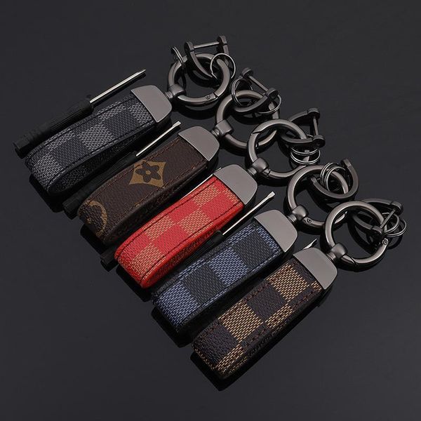 

leather luxury fashion designer key chains metal zinc bmw vw audi opel volvo keyrings accessories