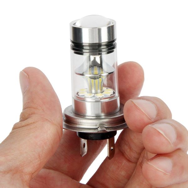 

1 pair high power led h7 bulb 100w 20led car fog light lamp headlights 6000k white bulb running drl driving h7 6000k whit