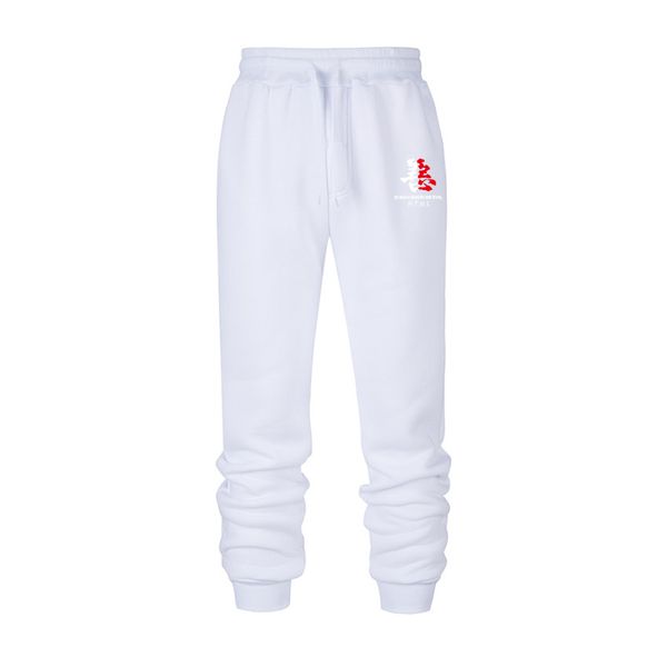 

sports pants letter printing cotton jogging pants men and women high waist casual hip hop fun sports loose snake shape, Black