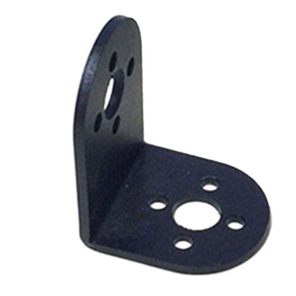 

black metal l-shaped beam bracket for robot arm / humanoid robot / servo