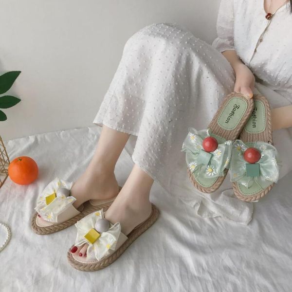 

butterfly-knot female shoes slippers casual slides summer woman rubber flip flops 2020 beach soft flat hawaiian, Black