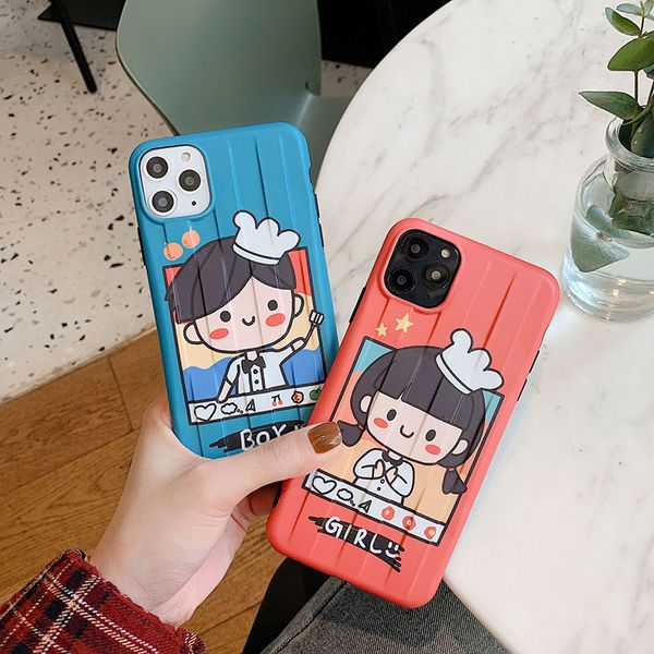

for iphone 11 pro phone case xs max xr cute girl boy 6 7 8 x plus woven soft imd cell phone cases