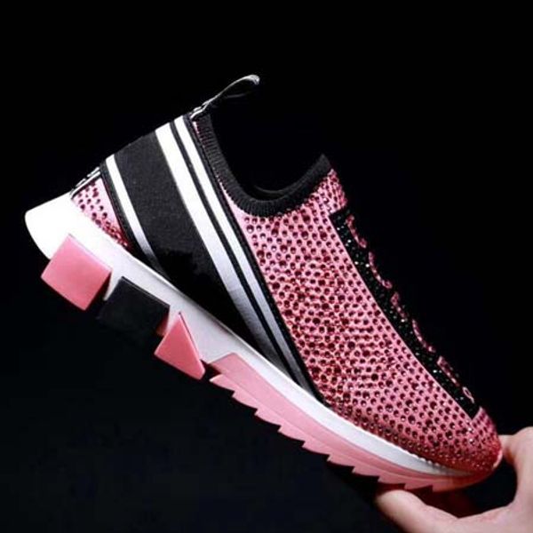 

with box sneaker casual shoes trainers shoes fashion sports shoes trainers for man woman dhl d1705, Black