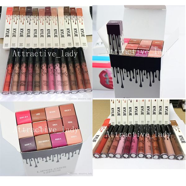 

new makeup high-quality popular 12 fashion colors lip gloss matte lipstick ing