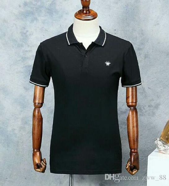 

m1522 luxury mens mon polo brand british t shirt summer short sleeve tshirt marque luxe homme franch men costume clothing m-xxl size, White;black