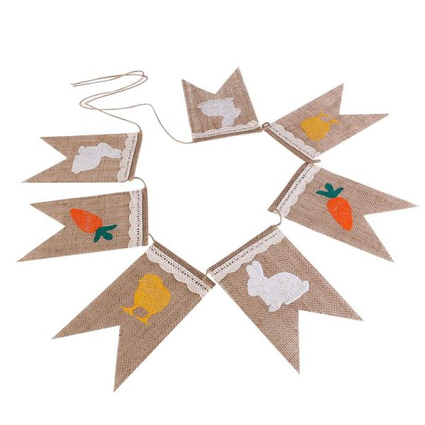 

easter flag carrot chicken hanging banner garland ceiling window walls l linen decorations ornaments