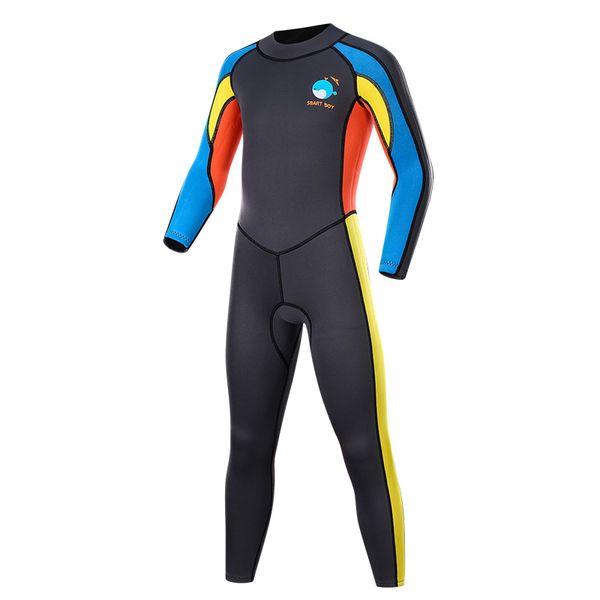 

kids wetsuit full 2mm neoprene swimsuit swim surfing snorkel dive suit back zip toddler baby children girls boys youth