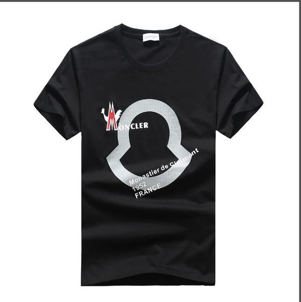 

2019 High quality Men's Short Sleeve Cotton Tops Trend Print T-shirt Summer Round the Neck Half Sleeve Shirt Loose Bottom Shirt M-2XL.