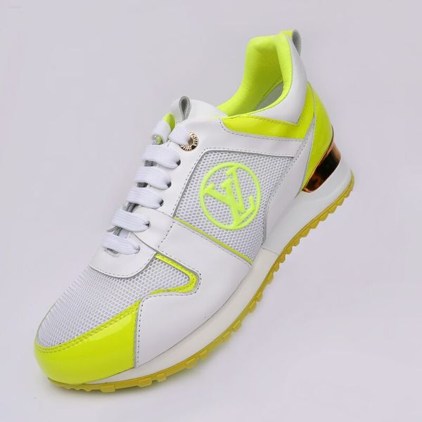 

high end european station luxury woman sports shoes real leather suede runner shoes generous custom platform fashion casual shoes, Black