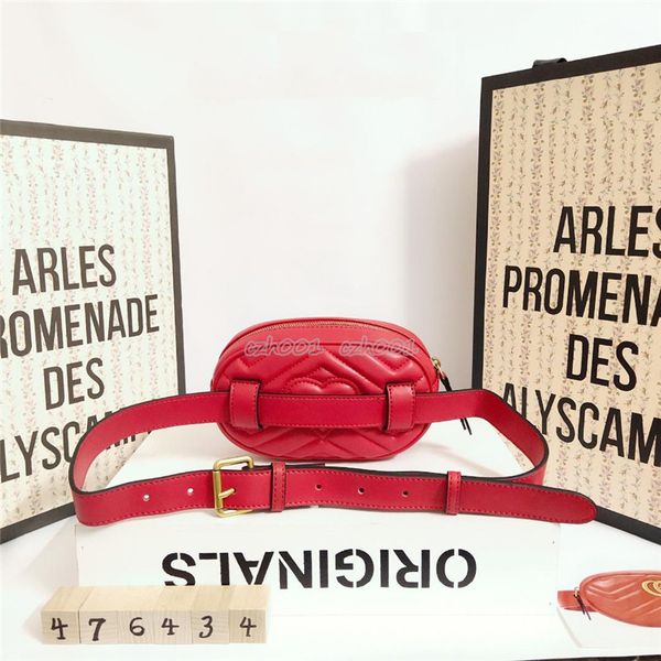 

mini waist bag women real leather fanny pack women crossbody shoulder bags with dustbag 476434