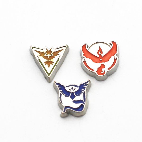 

new novelty 20pcs/lot silver pocket monsters alloy floating charms living memory floating lockets charms for diy accessory, Bronze;silver