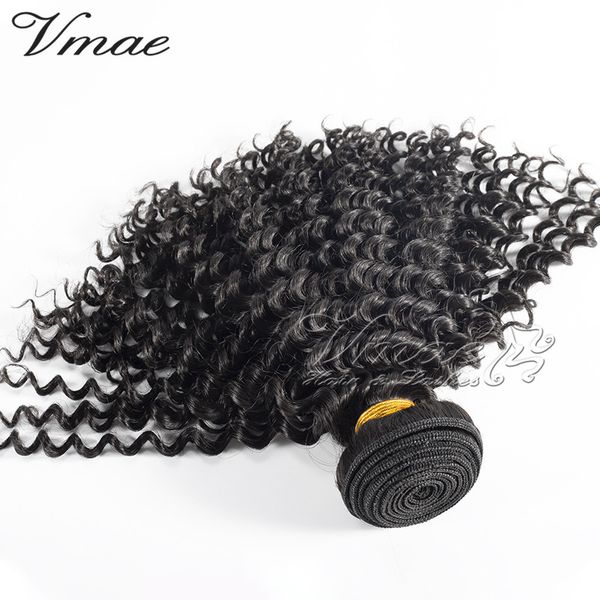 

10 to 28 100% unprocessed brazilian natural color soft virgin remy bundles burgundy kinkycurly human hair weaves, Black