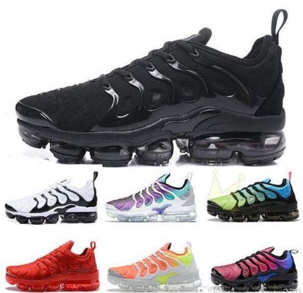 

with box mens shoes sneakers tn plus breathable air cusion desingers casual running shoes new arrival color us5.5-11 eur36-45