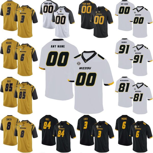 

mizzou missouri tigers college football jerseys khmari thompson jersey marcus murphy markus golden micah wilson mitch morse custom stitched, Black