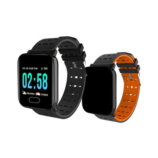 

a6 wristband смарт часы с сенсорным экраном водостойкой smartwatch телефон с heart rate monitor смарт браслет спорт бег