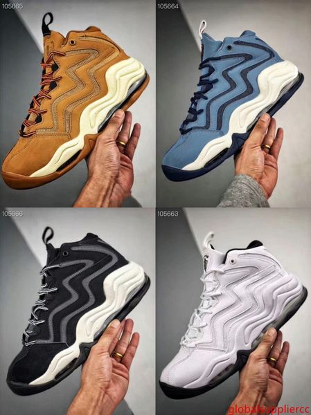 

mens pippen hoh draft pack 1 work blue wheat basketball shoes for men s sports shoe man sneakers male retro chaussures