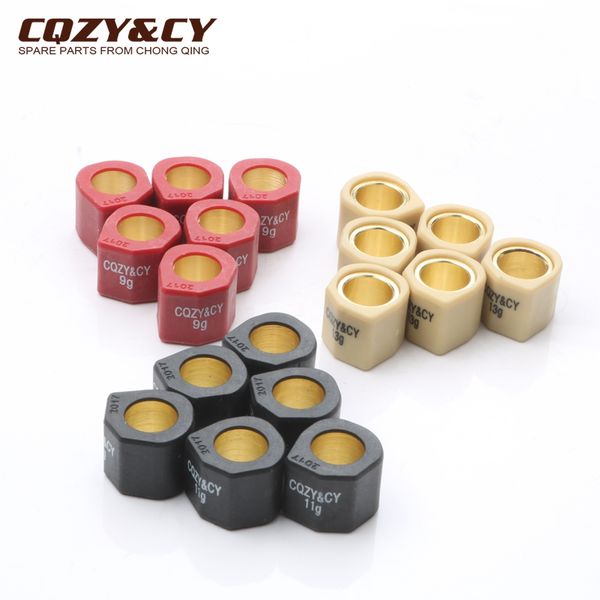 

6pc racing performance roller set sliders 20x17mm for gilera runner fx/fxr 180 1997-2002