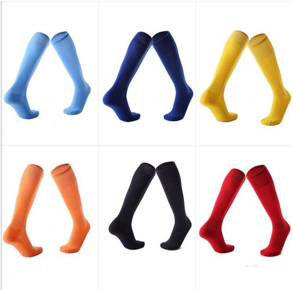 

solid color football socks thick long socks, Black