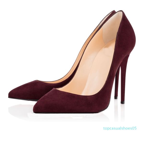 

with box red bottoms women high heels styles 8cm 10cm 12cm leather pointed toes pumps noble black suede party wedding designer 05t
