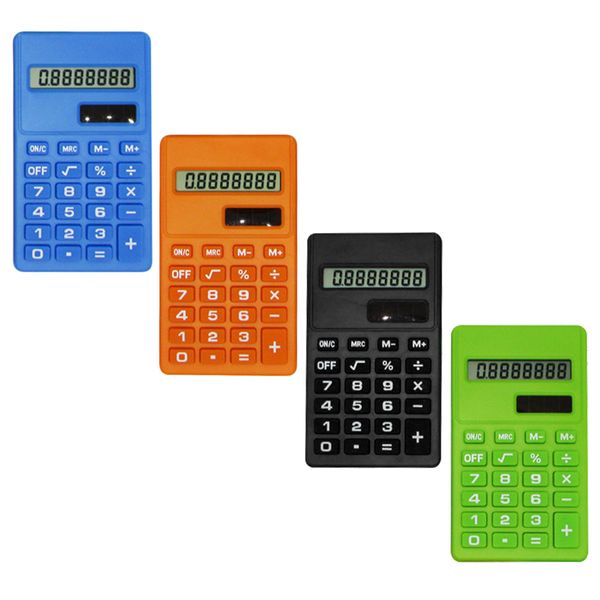 

Cartoon Mini Calculator 8 Digits Display Dual Power Supply Cute Candy Calculadora Solar Hesap Calculatrice Solaire