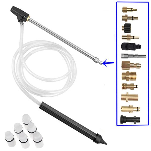 

for karcher/nilfisk/elitech/lavor.pressure washer sandblasting device kit, with 1/4 quick connector&13 inch airbrush metal rod