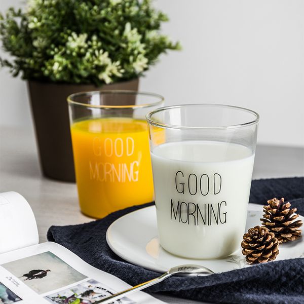 2020 Lovely Glass Breakfast Cup Coffee Tea Milk Yogurt Mug