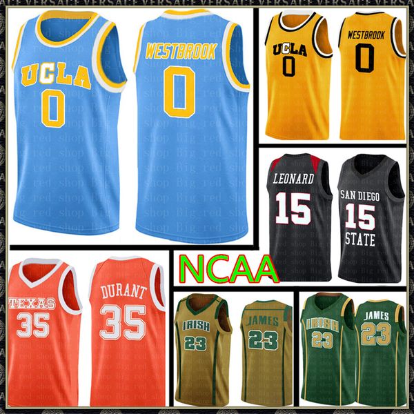

ucla russell 0 westbrook reggie 31 miller jersey ncaa university kawhi 15 leonard wholesale basketball jerseys embroidery logos, Black;red