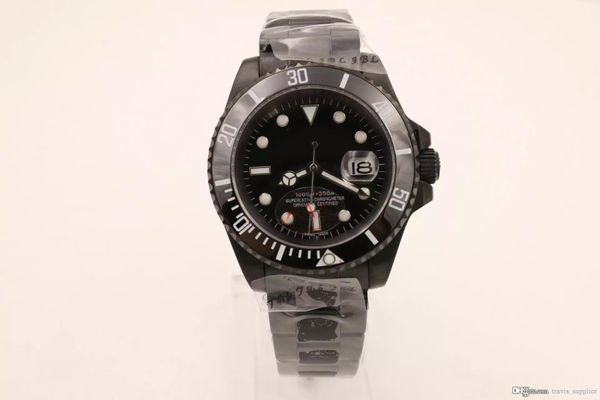 

mens watch wristwatch ceramic bezel original clasp sapphire glass stainless steel pvd black quality sewdweller limited ng, Slivery;brown