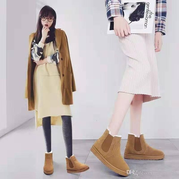 

sale women snow boots australia classic womens girl ladies knitting wool pink red black winter ankle boots