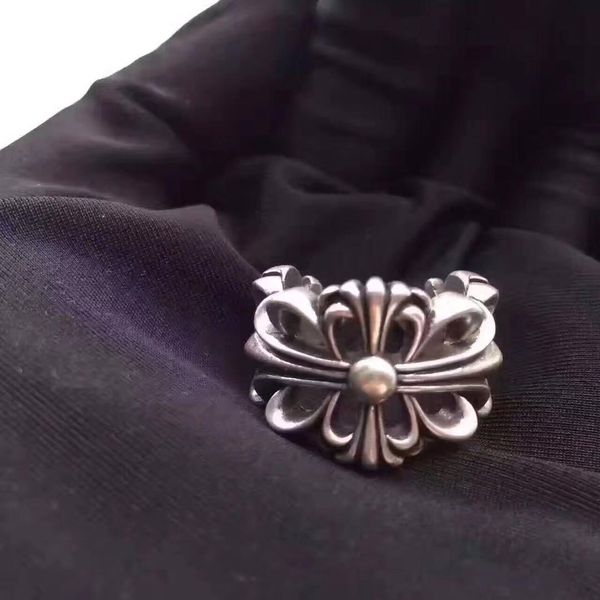 

popular fashion brand floral cross designer rings for lady design mens and women party wedding lovers gift luxury hip hop jewelry, Silver