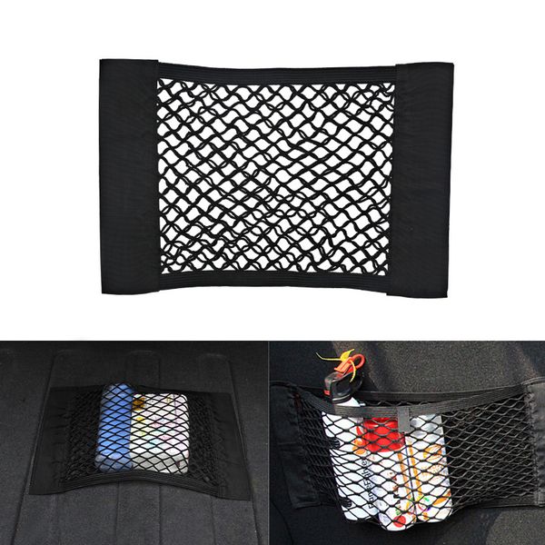 

40 x 25cm universal auto car seat back storage bag mesh back trunk organizer holder auto net mesh pocket car accessories