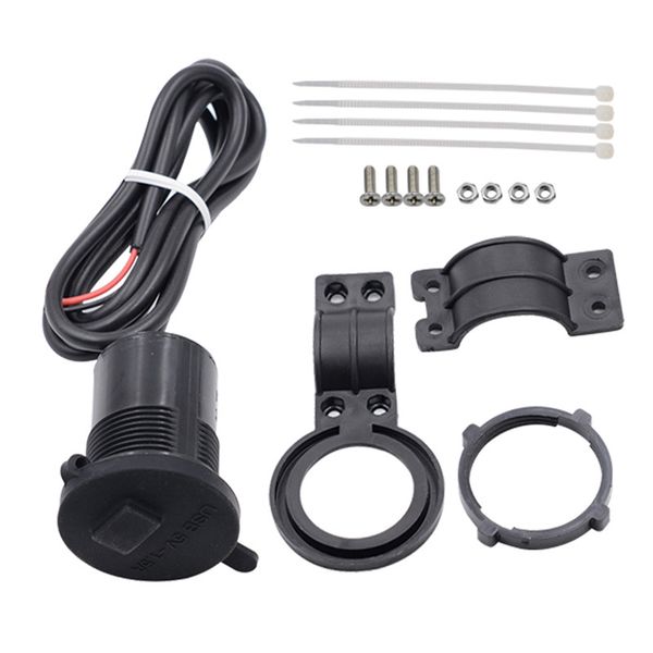 

12-24v usb motorcycle mobile phone charger port socket usb waterproof power supply sockets for motorcycle car styling accessarie