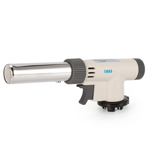 

wind fully automatic electronic flame gun hiking camping equipment tool butane burners gas adapter torch welding gas torch