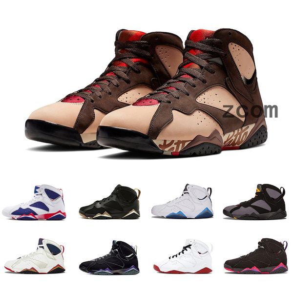 

2019 patta x 7 bordeaux olympic ray allen 7s mens basketball shoes raptor cardinals fuchsia glow designer sneakers des chaussures schuhe