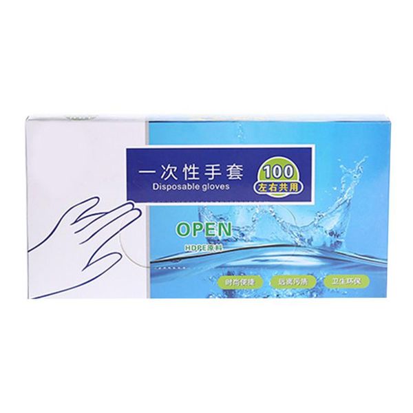 

100/200 disposable quality gloves safety protection from bacterial contamination for home cleaning kitchen cookingbv789