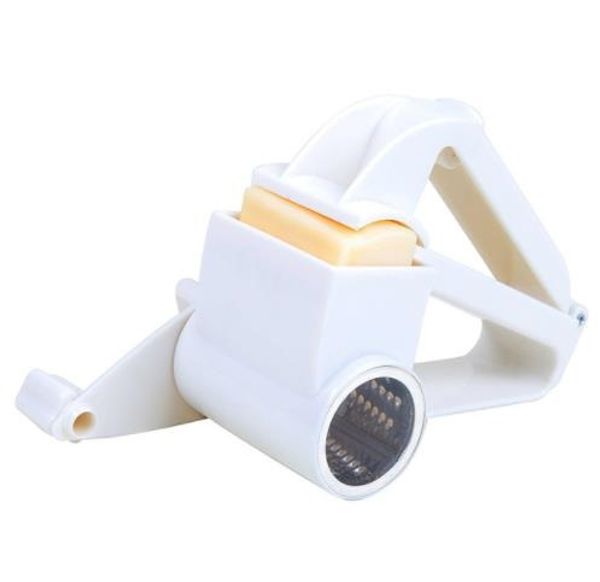 

plastic hand cranked cheese grater rotary ginger slicer grater cutter for chocolate with stainless steel drum c859