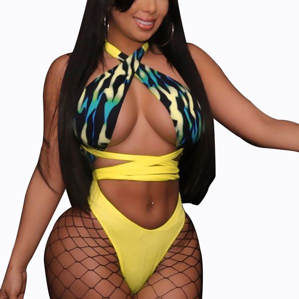 

перекрестные шеи бинты swimsuits для женщин high leg cut купальники женского sexy купальщица one piece купальник 1 шт монокини пляжной одежд, White;black