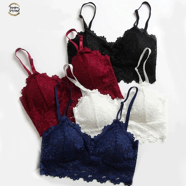 

bra summer hook flower hollow out lace bras for women wire soft full cup underwear women seamless lingerie bras women, Red;black