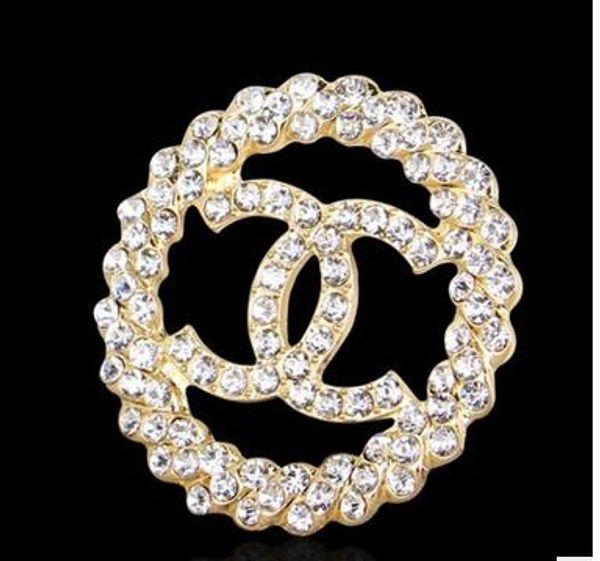 

brooches crystal rhinestone brooch pin hollow corsage brooches women fashion jewelry, Silver