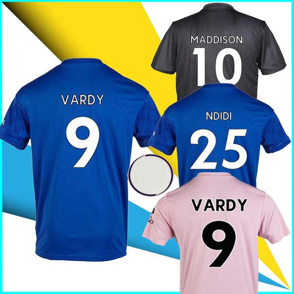 

new 2019/20 leicester maddison maguire mens pink soccer jerseys 19 20 morgan vardy gray ndidi home away football shirts iboeea short sleeve, Black;yellow