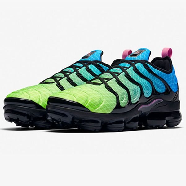 

Tn plu air tn running hoe rainbow color port hoe 2019 la te t trainner men and women neaker u ize 36 45