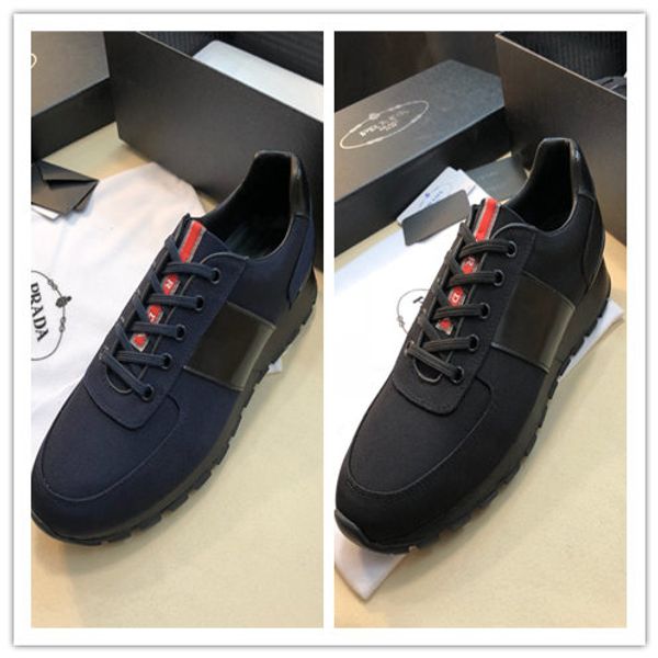 

Черно-синие повседневные туфли на шнуровке Дизайнерский комфорт Довольно мужчин