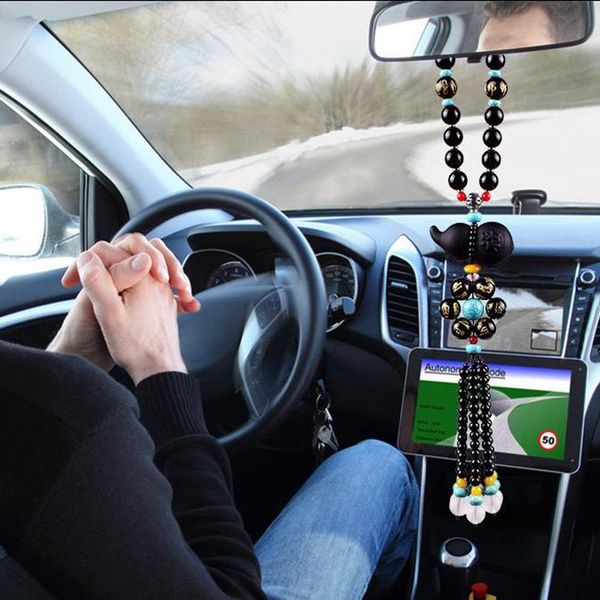 

car padent hanging decoration automobile decor car rearview mirror part auto obsidian gourd accessories ornaments