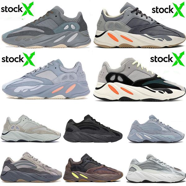

fashion magnet 700 wave runner inertia tephra solid grey vanta runing shoes men designer shoes women static sneakers eur 36-46, Black